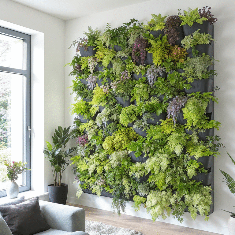 15 ideias criativas de jardins verticais para decorar áreas internas