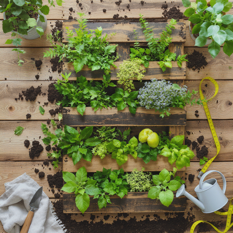 5 erros comuns ao criar jardins verticais DIY com paletes e como evitá-los