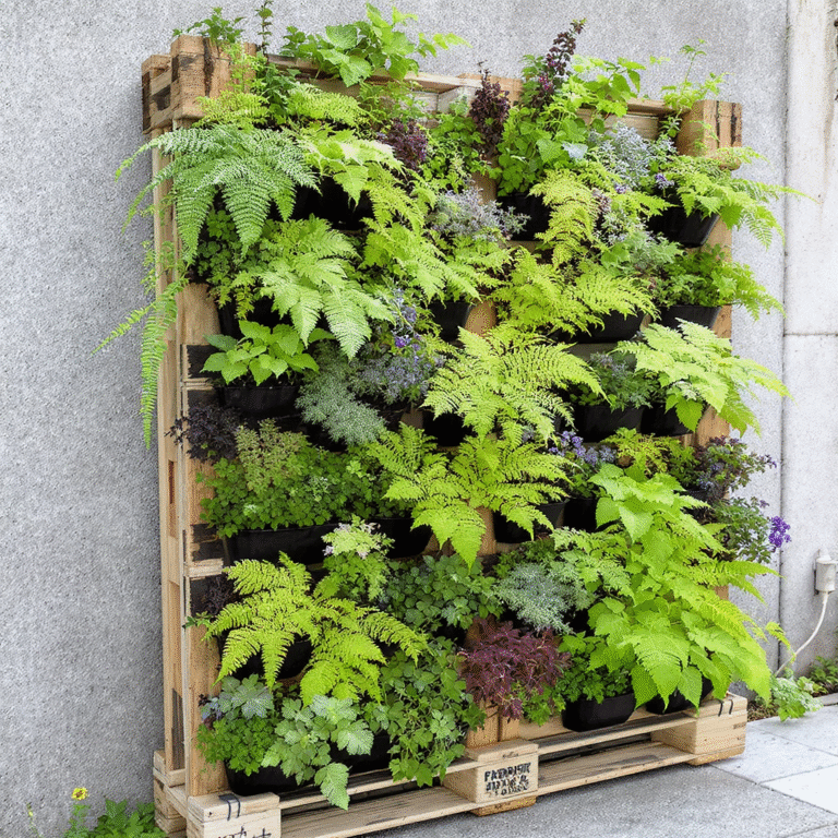 Como Criar um Jardim Vertical de Paletes com Impacto Positivo no Meio Ambiente: Guia Completo para Iniciantes