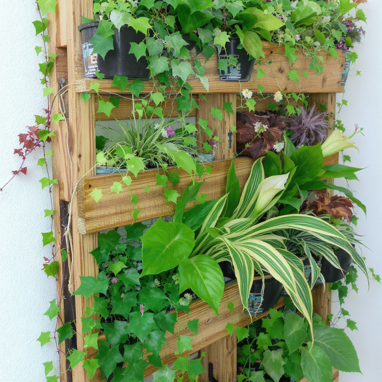 Plantas que Purificam o Ar em Jardins Verticais Feitos com Paletes Reciclados: Guia Prático para Home Office